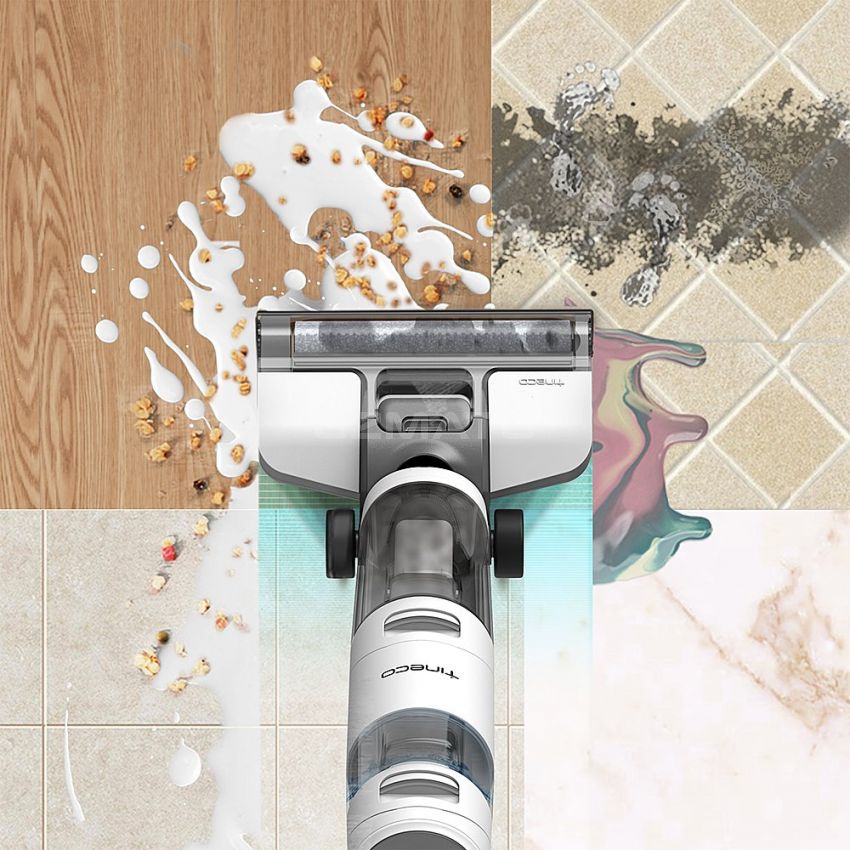 Tineco - iFloor SE Wet/Dry Cordless Stick Vacuum - Silver
