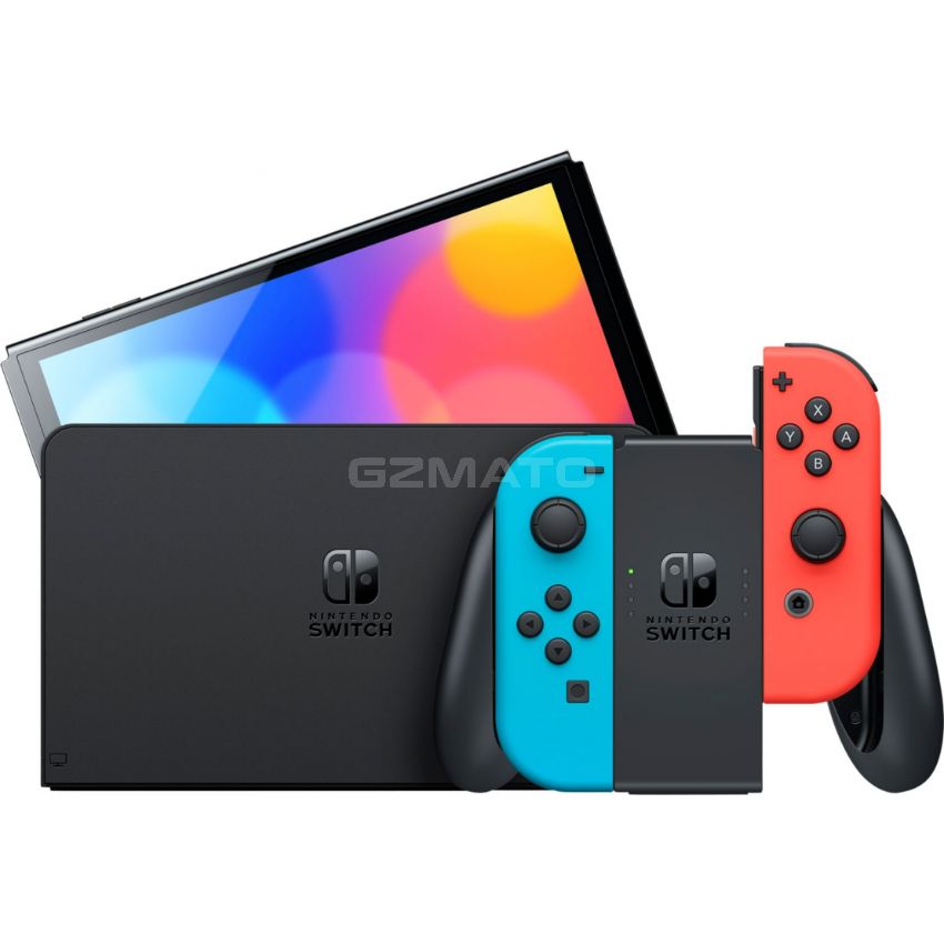 Nintendo Switch™ – OLED Model w/ Neon Red & Neon Blue Joy-Con™ - Neon Red/ Blue -Japan