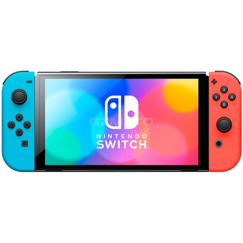 Nintendo Switch™ – OLED Model w/ Neon Red & Neon Blue Joy-Con™ - Neon Red/ Blue -Japan