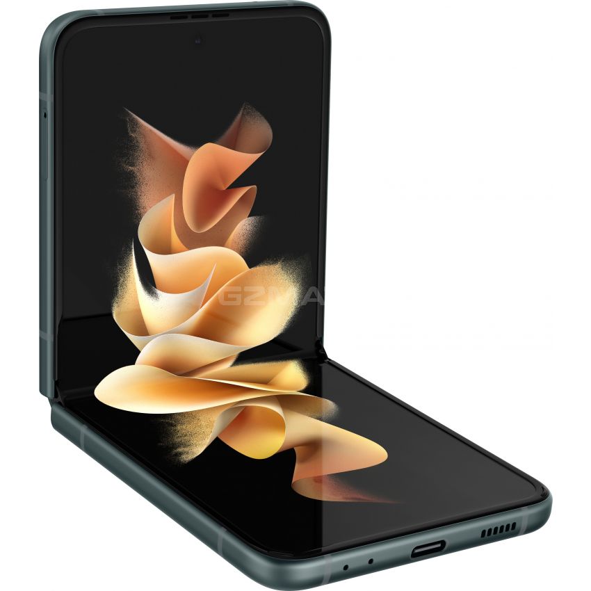 Samsung - Galaxy Z Flip3 5G 256GB Factory Unlocked Global Carrier Network - Eagle Green