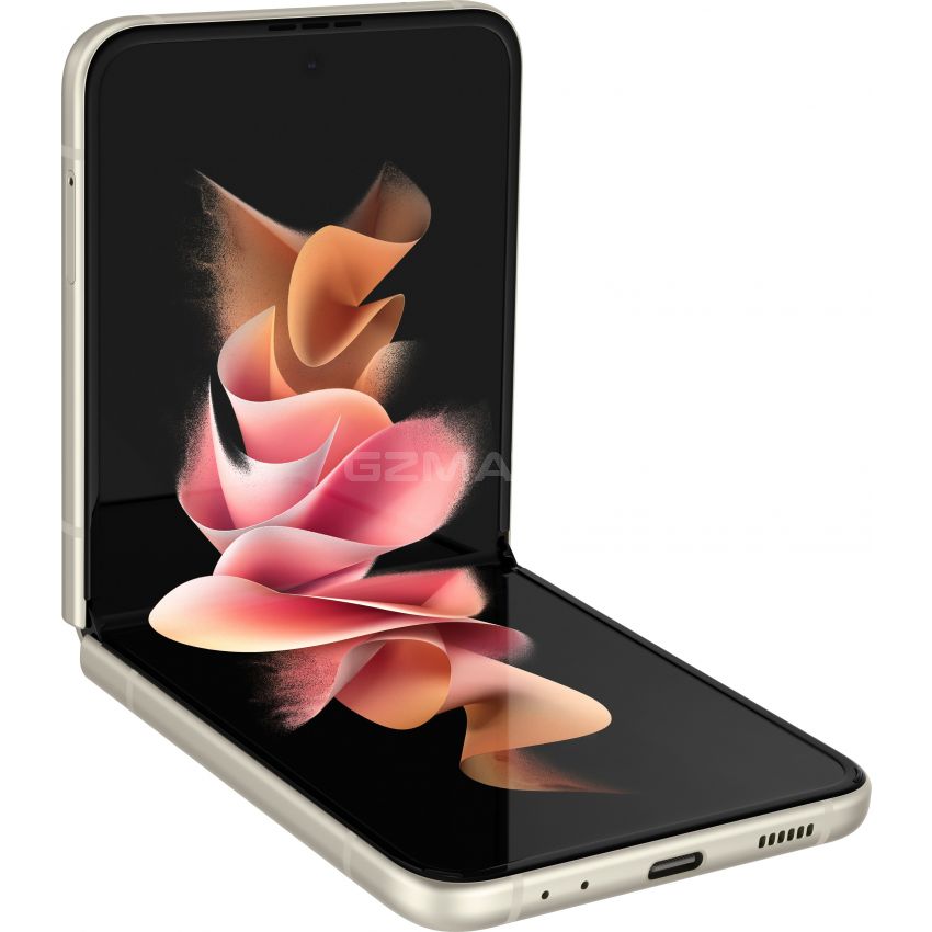 Samsung - Galaxy Z Flip3 5G 128GB Factory Unlocked Global Carrier Network - Cream