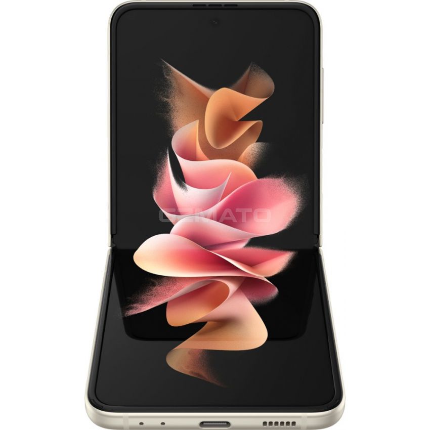 Samsung - Galaxy Z Flip3 5G 128GB Factory Unlocked Global Carrier Network - Cream