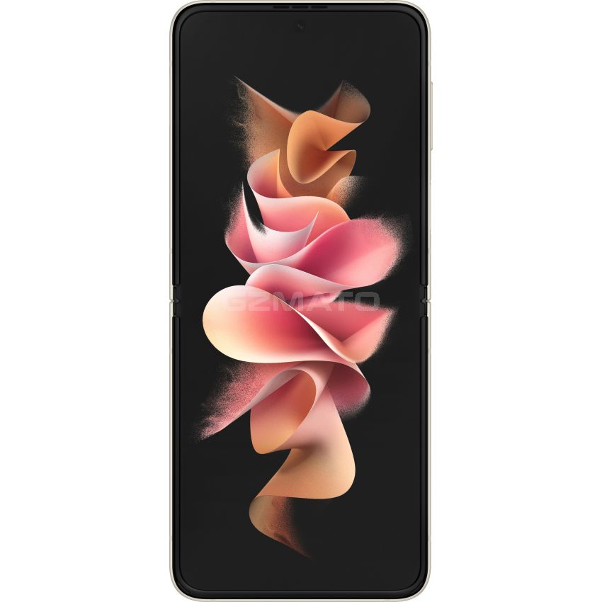 Samsung - Galaxy Z Flip3 5G 128GB Factory Unlocked Global Carrier Network - Cream