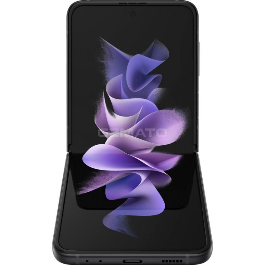 Samsung - Galaxy Z Flip3 5G 256GB Factory Unlocked Global Carrier Network - Phantom Black