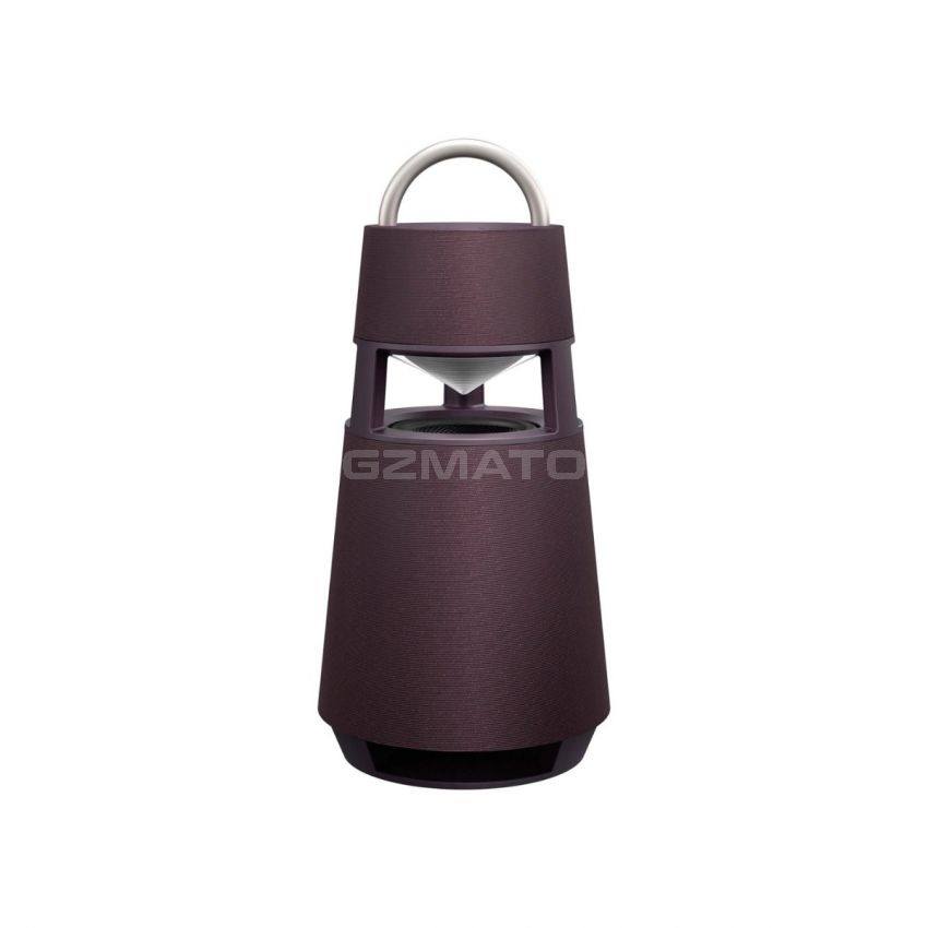 LG - XBOOM 360 Portable Bluetooth Omnidirectional Speaker - Burgundy