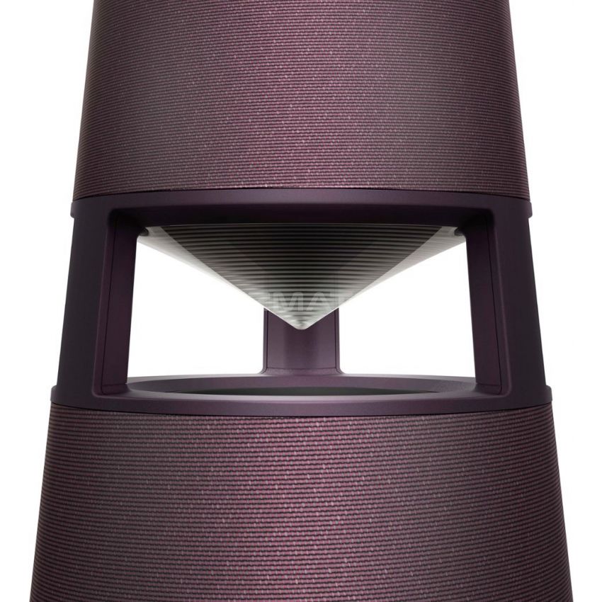 LG - XBOOM 360 Portable Bluetooth Omnidirectional Speaker - Burgundy