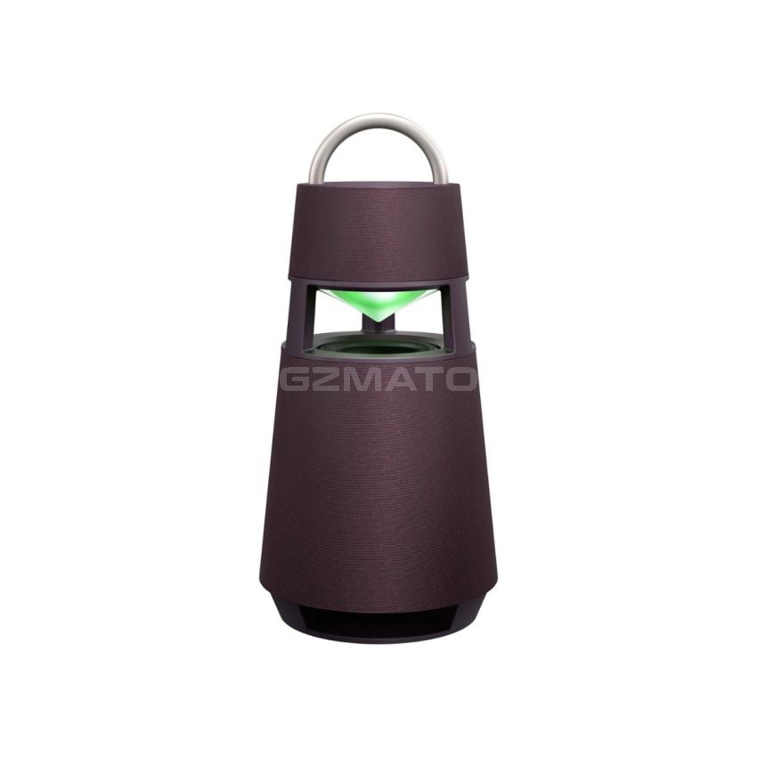 LG - XBOOM 360 Portable Bluetooth Omnidirectional Speaker - Burgundy