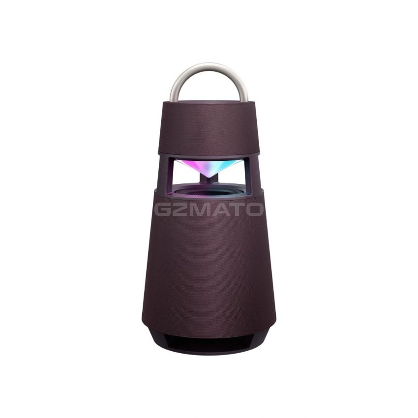 LG - XBOOM 360 Portable Bluetooth Omnidirectional Speaker - Burgundy