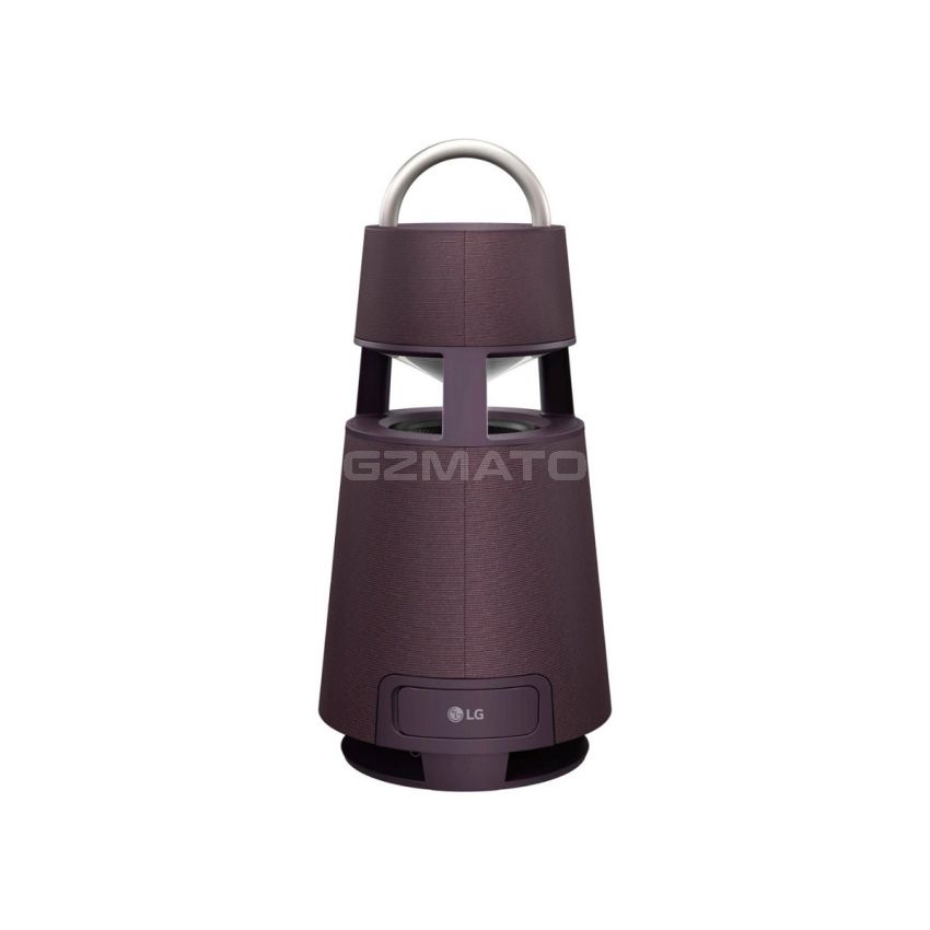 LG - XBOOM 360 Portable Bluetooth Omnidirectional Speaker - Burgundy