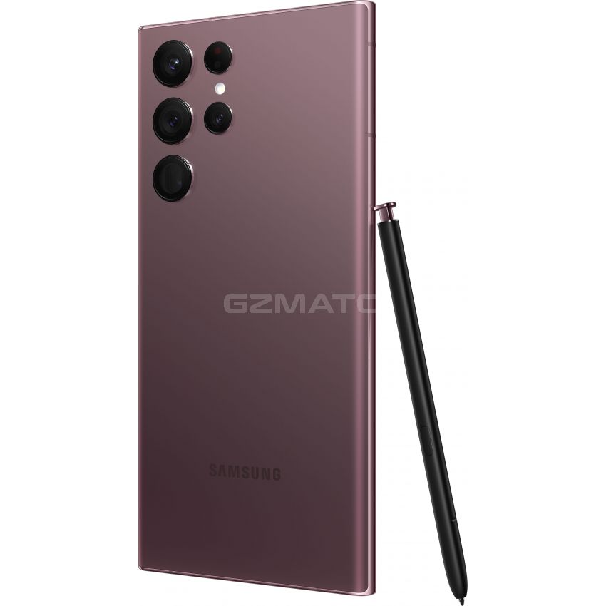 Samsung Galaxy S22 Ultra 512GB 6.8-Inches Smartphone, Factory Unlocked Android Cell Phone - Burgundy