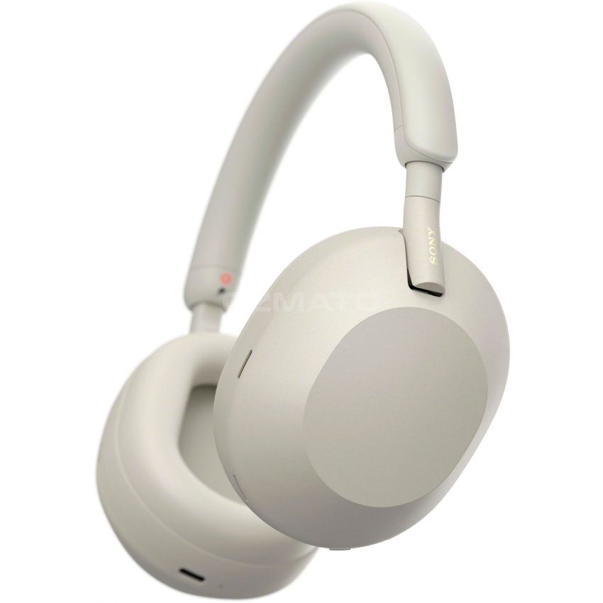 Sony WH-1000XM5 Wireless Industry Leading Noise Canceling Headphones - Silver