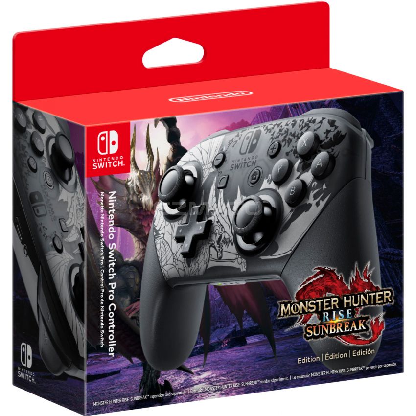 Nintendo Switch Pro Controller Monster Hunter Rise: Sunbreak Edition