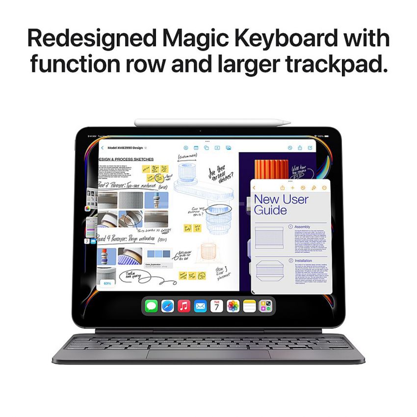 Apple - iPad Pro 13-inch 1TB M4 chip Wi-Fi + Cellular - Silver