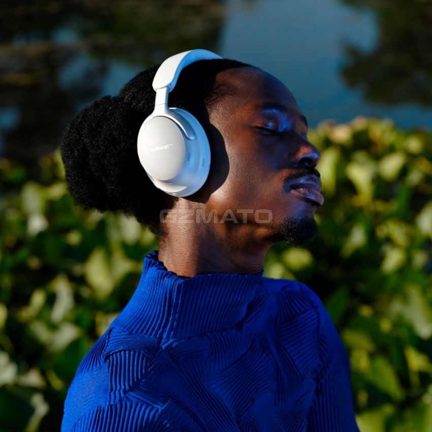 Bose - QuietComfort Ultra Wireless Noise Cancelling Over-the-Ear Headphones - White Somke