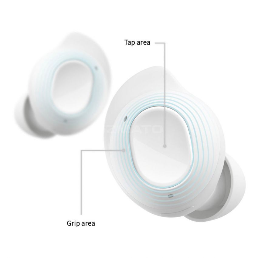 Samsung - Galaxy Buds FE Wireless Earbud Headphones - White