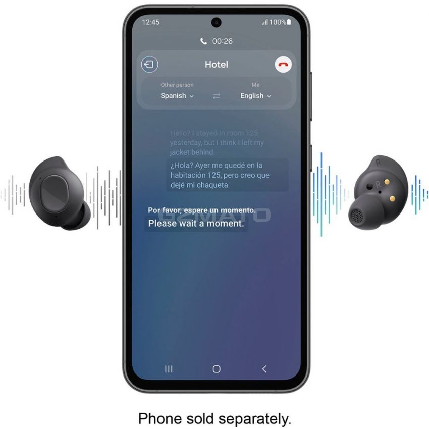 Samsung - Galaxy Buds FE Wireless Earbud Headphones - White