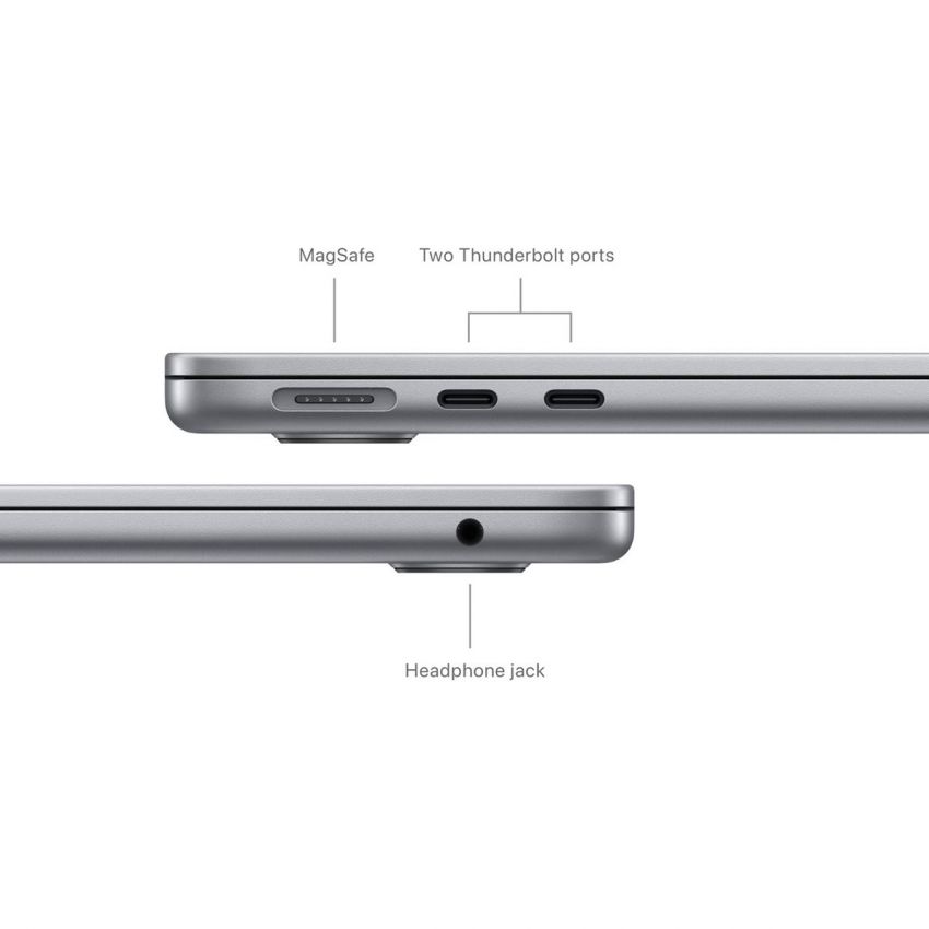 MacBook Air 13-inch Laptop - Apple M3 chip - 16GB Memory - 256GB SSD (Latest Model) - Space Gray