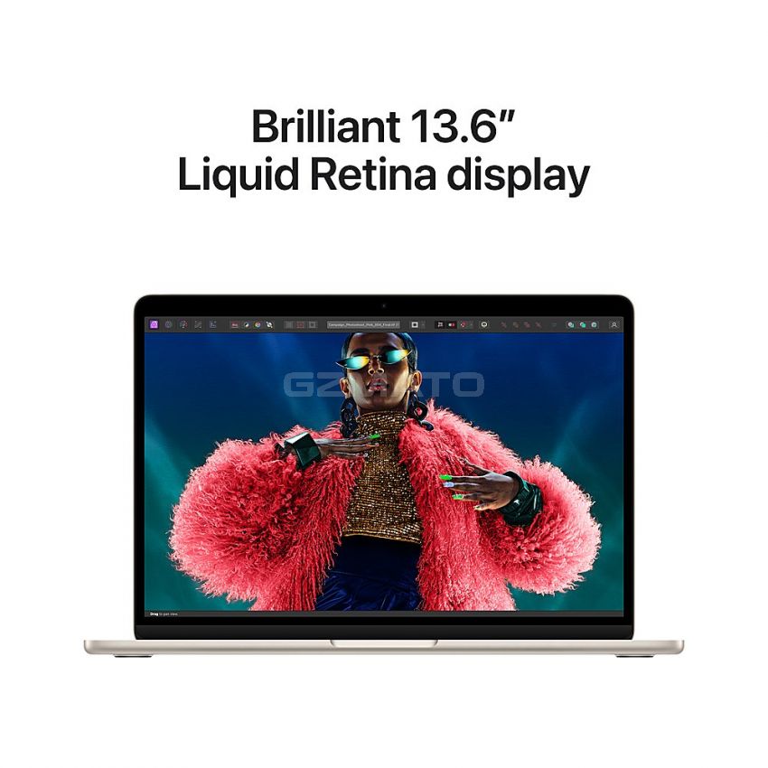MacBook Air 13-inch Laptop - Apple M3 chip - 24GB Memory - 512GB SSD (Latest Model) - Starlight