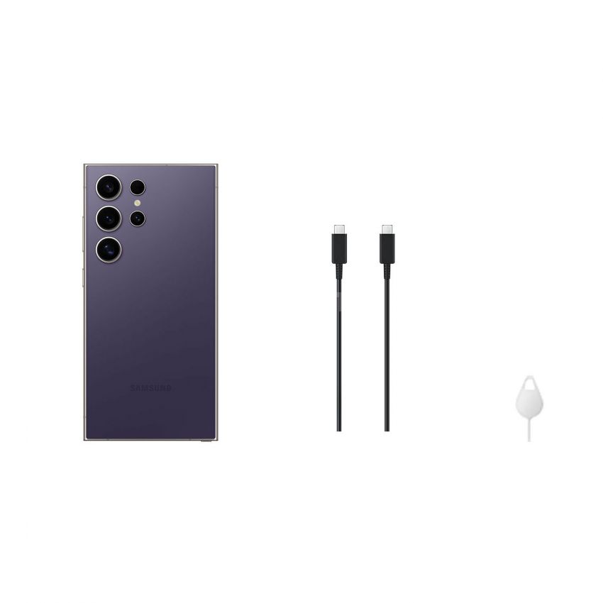 Samsung - Galaxy S24 Ultra 12GB - 256GB (Factory Unlocked) - Titanium Purple