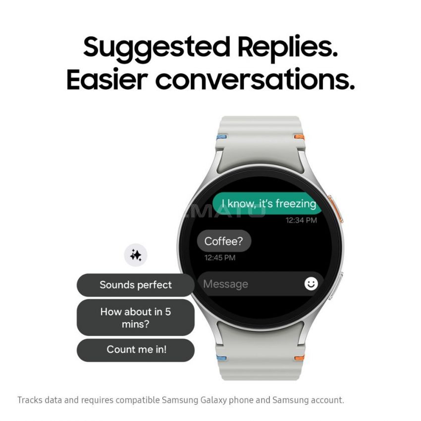 Samsung - Galaxy Watch7 40 mm Aluminum Smartwatch - Green
