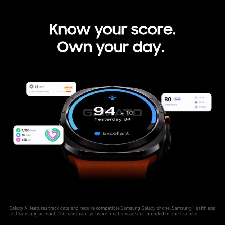 Samsung - Galaxy Watch Ultra 47mm LTE Titanium Smartwatch - Titanium Silver