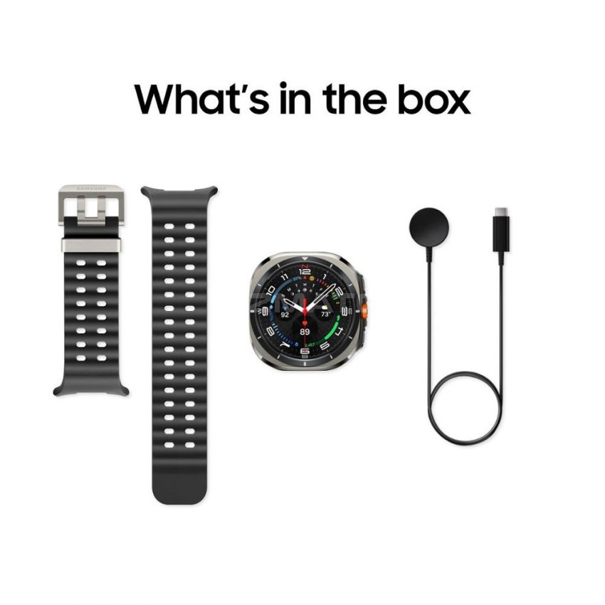 Samsung - Galaxy Watch Ultra 47mm LTE Titanium Smartwatch - Titanium Silver