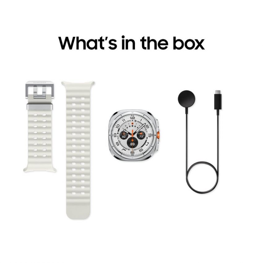 Samsung - Galaxy Watch Ultra 47mm LTE Titanium Smartwatch - Titanium White