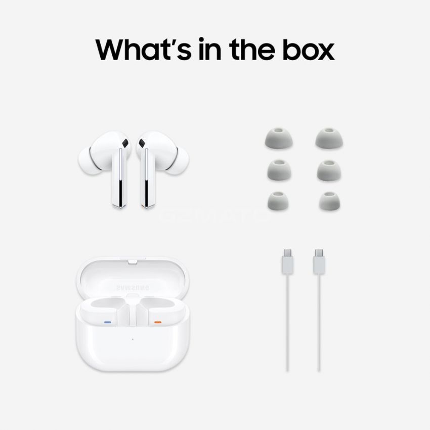 Samsung - Galaxy Buds3 Pro Wireless Earbud Headphones - White