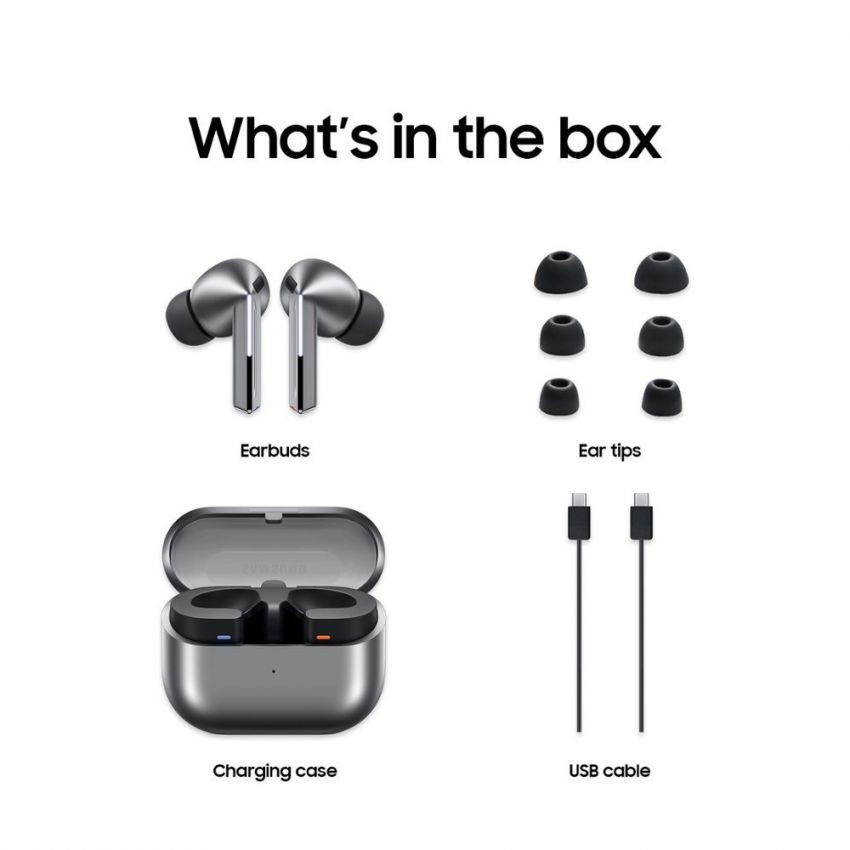 Samsung - Galaxy Buds3 Pro Wireless Earbud Headphones - Silver