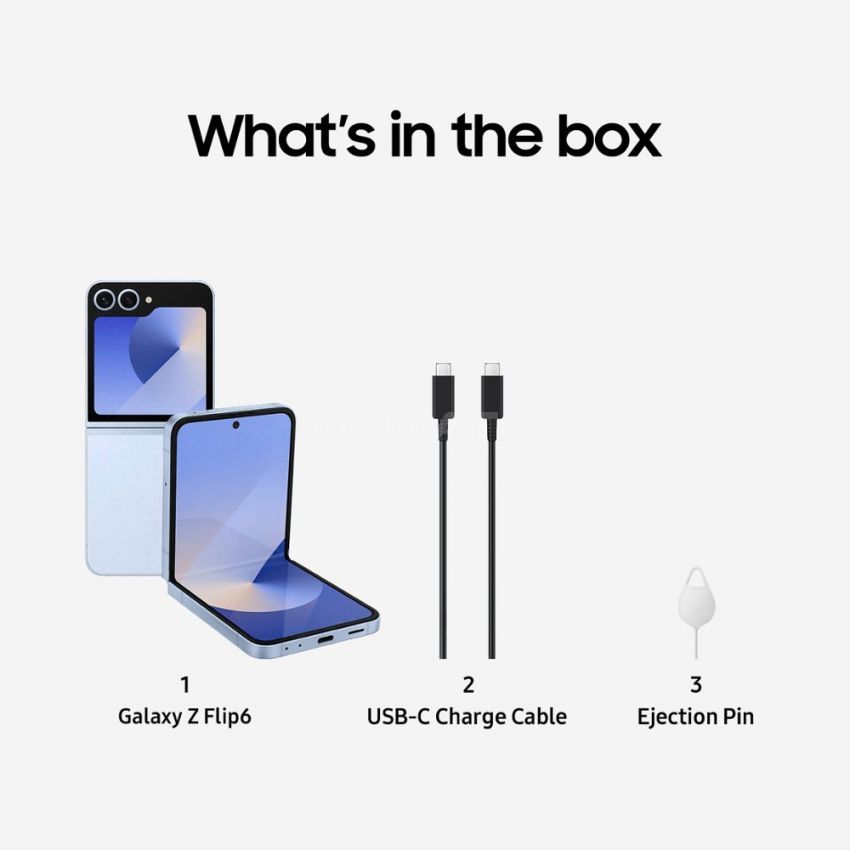 Samsung - Galaxy Z Flip6 512GB (Factory Unlocked) - Blue