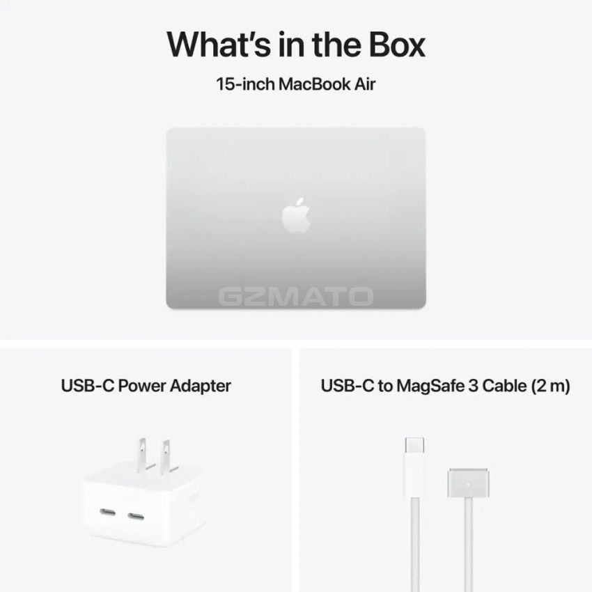 Apple - 15-inch MacBook Air M4 chip 512GB SSD 24GB Memory 10-Core CPU 10-Core GPU Built for Apple Intelligence - Silver