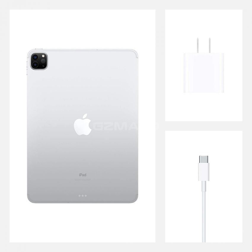 Apple iPad Pro (11-inch, Wi-Fi + Cellular, 128GB) - Silver (2nd Generation)