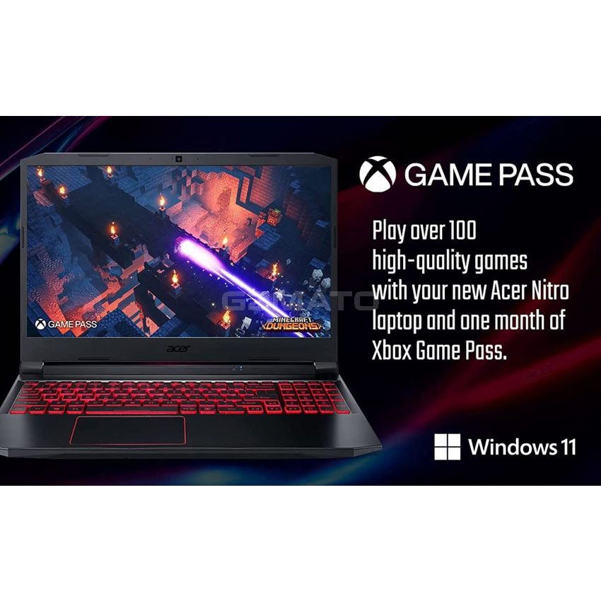 Acer Nitro 5 AN515-55-53E5 Gaming Laptop | Intel Core i5-10300H | NVIDIA GeForce RTX 3050 Laptop GPU | 15.6