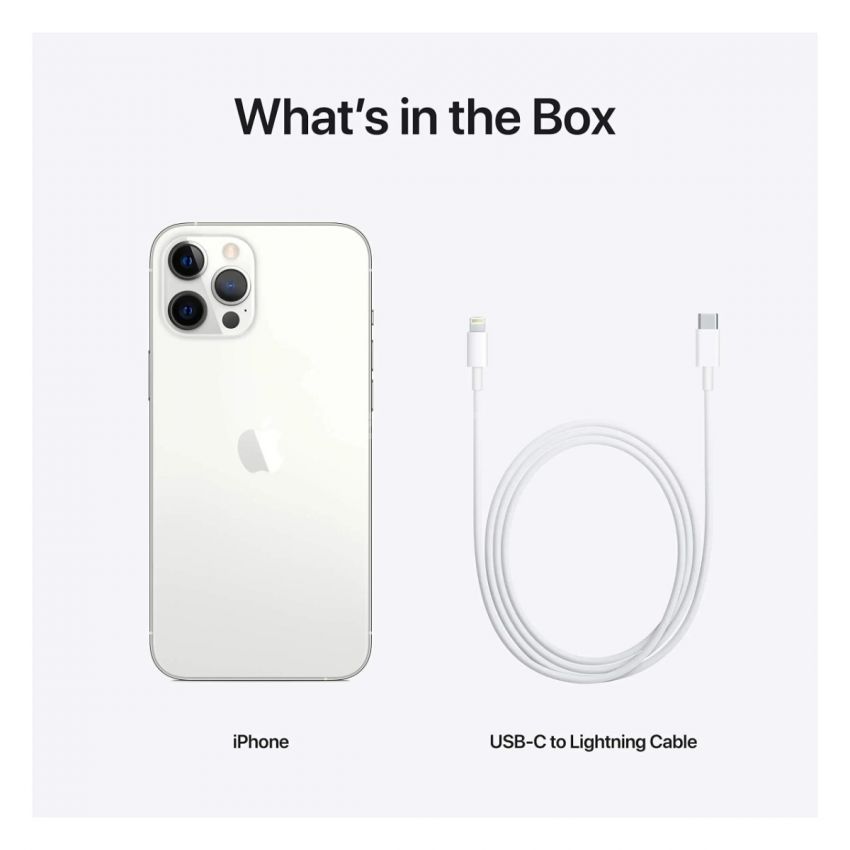 NEW Apple iPhone 12 Pro Max 128GB HK Version, Factory Unlocked, Cellular Global, Silver