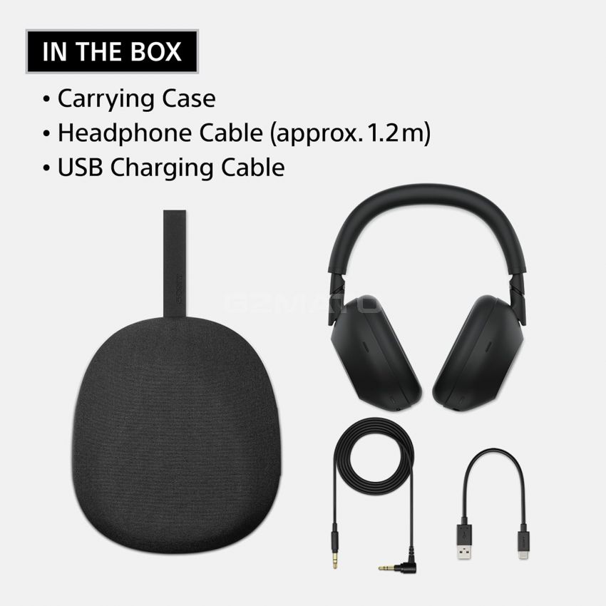 Sony WH-1000XM6 The Best Wireless Noise Canceling Headphones - Black