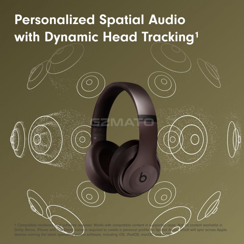 Beats New Studio Pro - Wireless Bluetooth Noise Cancelling Over-the-Ear Headphones - Brown