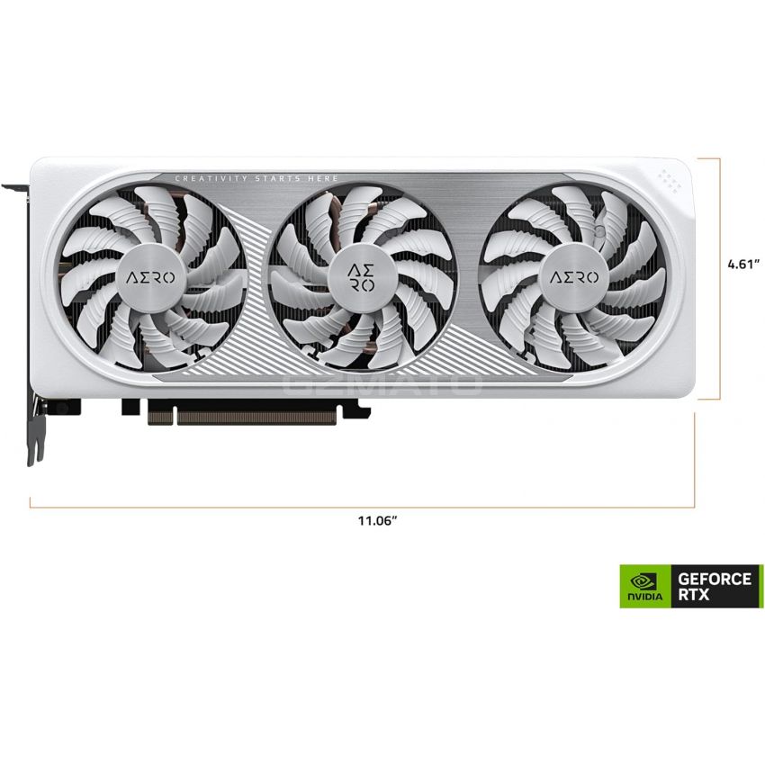 GIGABYTE GeForce RTX 4060 Ti AERO OC 16G Graphics Card, 3X WINDFORCE Fans, 16GB 128-bit GDDR6, GV-N406TAERO OC-16GD Video Card