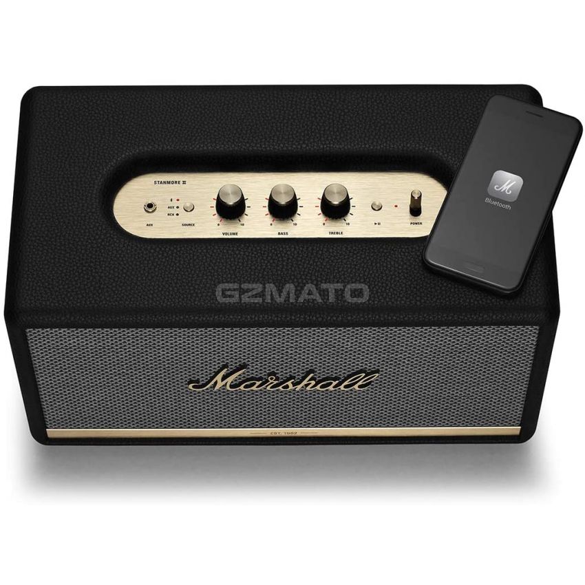 Marshall Stanmore II Wireless Bluetooth Speaker, Black