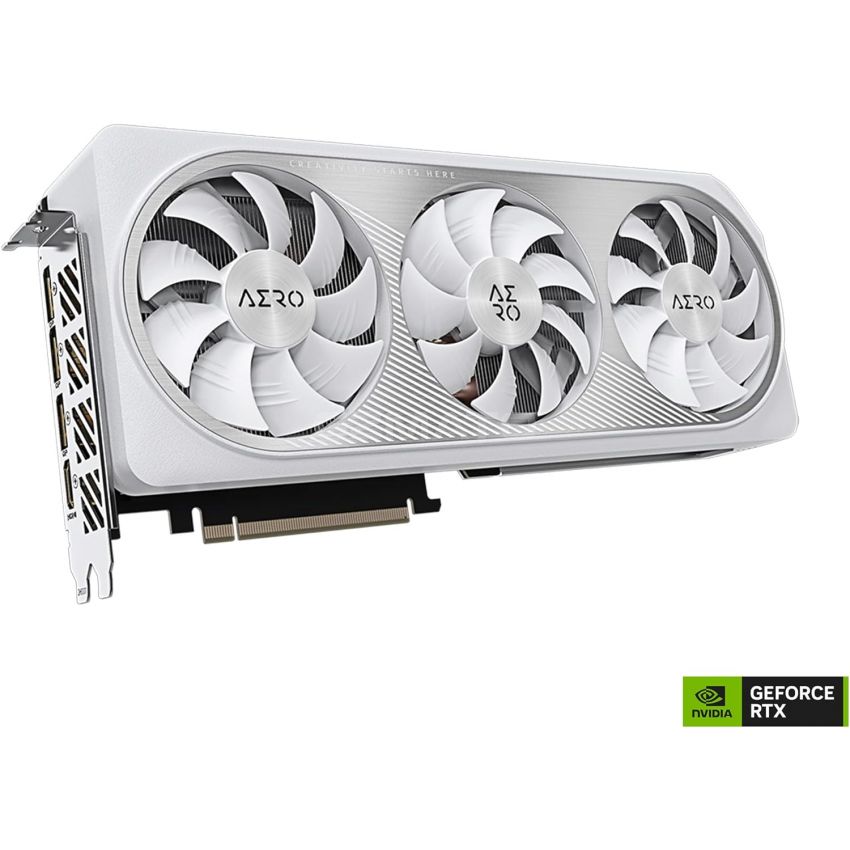 GIGABYTE GeForce RTX 4070 AERO OC 12G Graphics Card, 3X WINDFORCE Fans, 12GB 192-bit GDDR6X, GV-N4070AERO OC-12GD Video Card