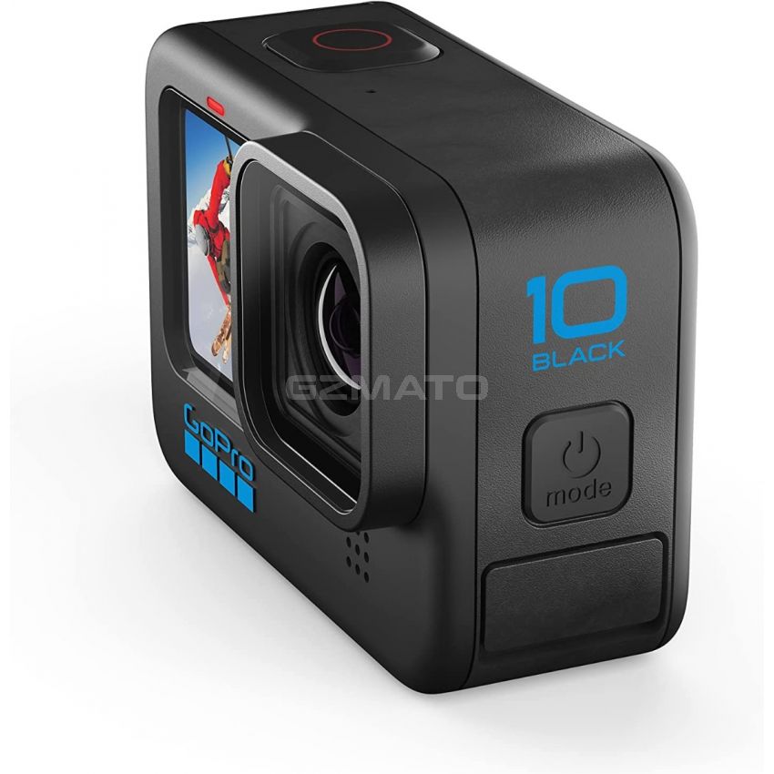 GoPro HERO10 Black - Waterproof Action Camera with Front LCD and Touch Rear Screens, 5.3K60 Ultra HD Video, 23MP Photos, 1080p Live Streaming, Webcam, Stabilization