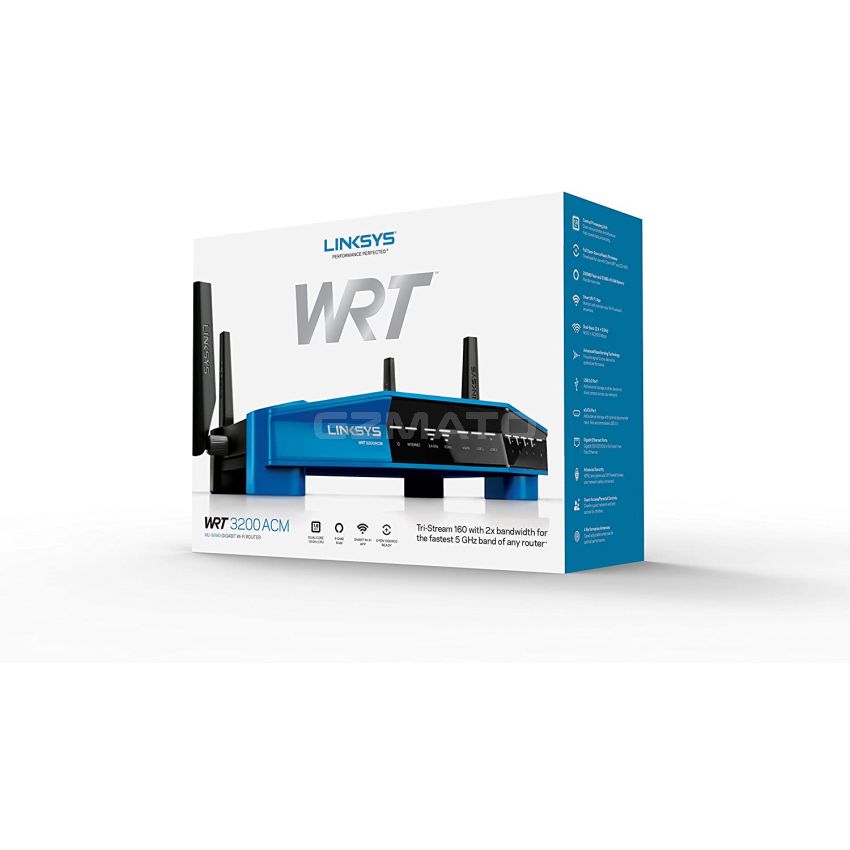 Linksys WRT3200ACM Dual-Band Open Source Router for Home (Tri-Stream Fast Wireless Wi-Fi Router, MU-MIMO Gigabit Wireless Router)