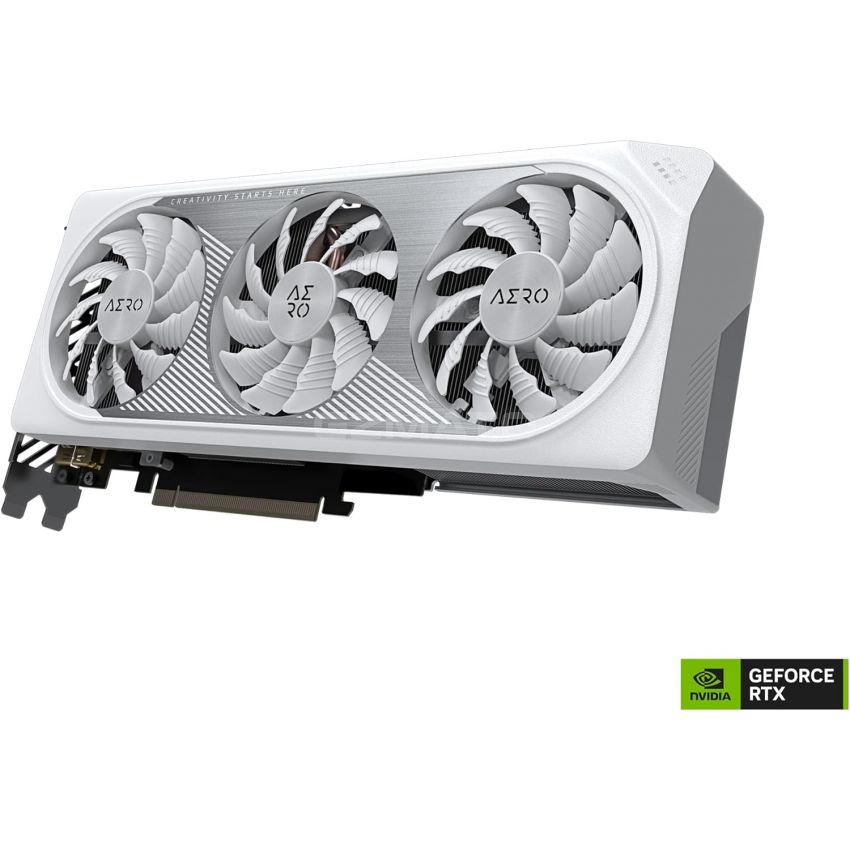 GIGABYTE GeForce RTX 4060 Ti AERO OC 16G Graphics Card, 3X WINDFORCE Fans, 16GB 128-bit GDDR6, GV-N406TAERO OC-16GD Video Card