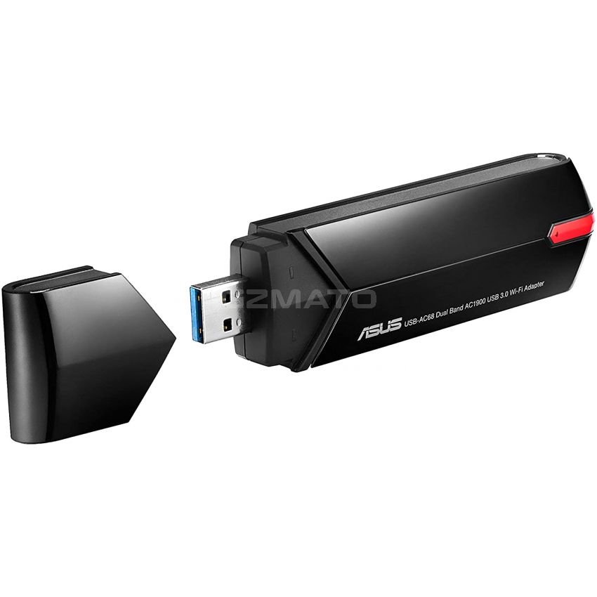 ASUS USB-AC68 AC1900 Dual-band USB 3.0 WiFi Adapter, Cradle included