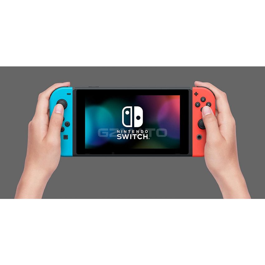 Nintendo Switch with Neon Blue and Neon Red Joy‑Con - Japanese Version