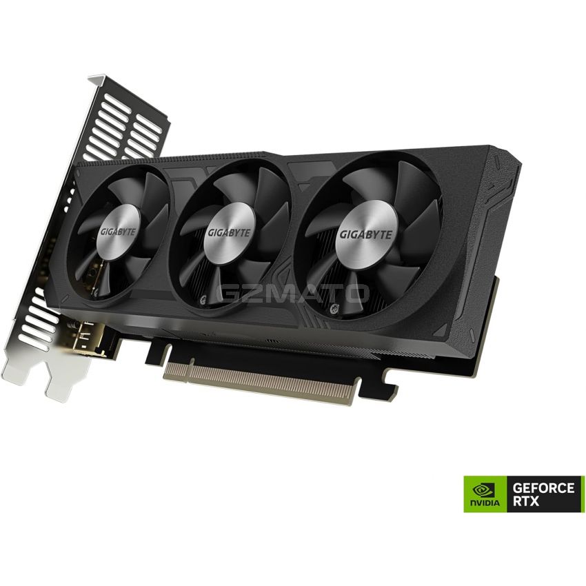 GIGABYTE GeForce RTX 4060 OC Low Profile 8G Graphics Card, 3X WINDFORCE Fans, 8GB 128-bit GDDR6, GV-N4060OC-8GL Video Card