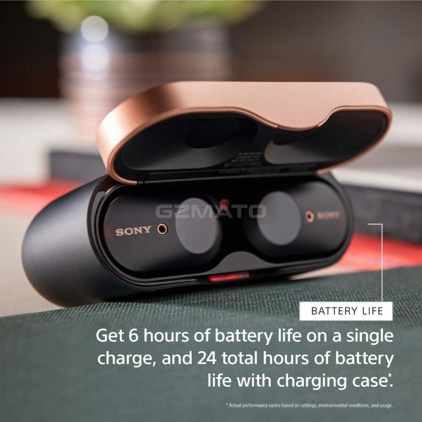 Sony WF-1000XM3 Industry Leading Noise Canceling Truly Wireless Earbuds Headset/Headphones with AlexaVoice Control And Mic For Phone Call, Silver