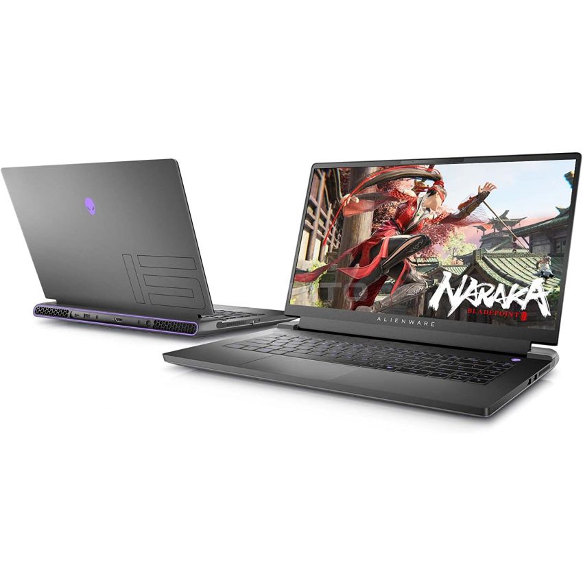 Alienware m15 R7 Gaming Laptop - 15.6-inch, AMD Ryzen R7-5800H,16GB RAM, 512GB SSD, NVIDIA GeForce RTX 3050Ti, 165Hz Full HD Display, Bluetooth, HDMI, USB-C, Wi-Fi 6, Windows 10 Home - Black