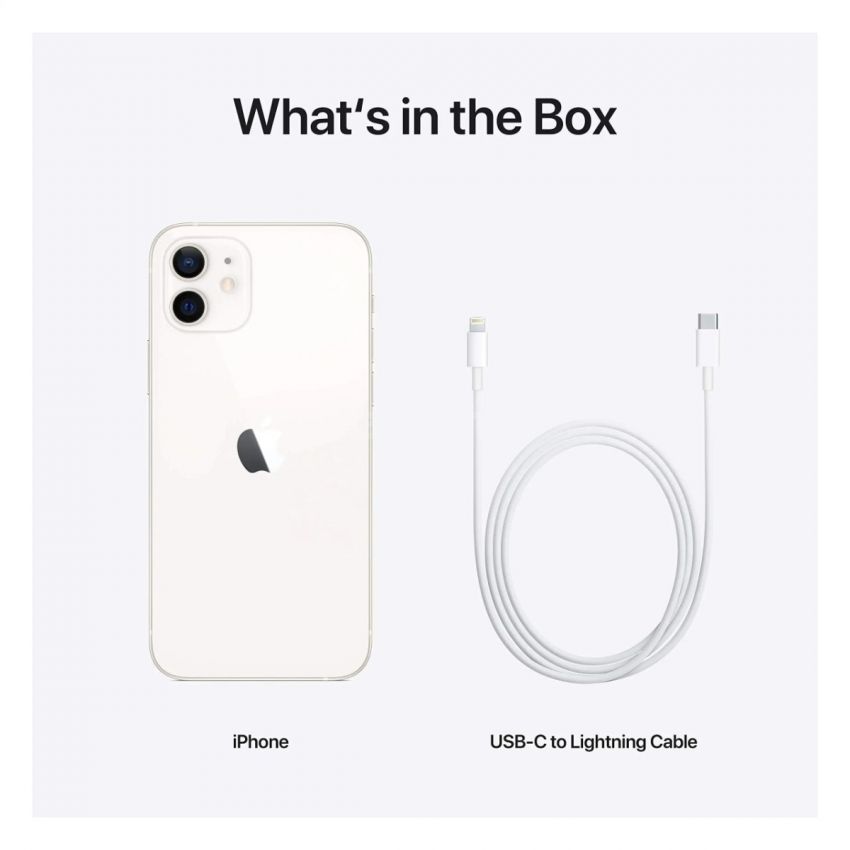 NEW Apple iPhone 12 6.1-Inches 256GB CN Version Factory Unlocked, Global Cellular - White