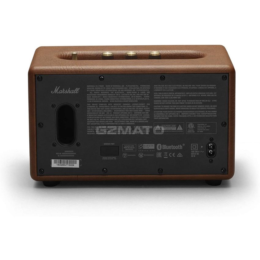 Marshall Acton II Bluetooth Speaker, Brown