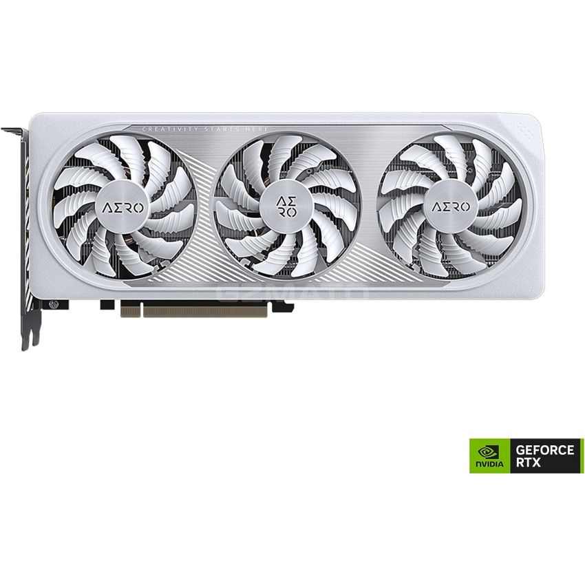 GIGABYTE GeForce RTX 4060 AERO OC 8G Graphics Card, 3X WINDFORCE Fans, 8GB 128-bit GDDR6, GV-N4060AERO OC-8GD Video Card